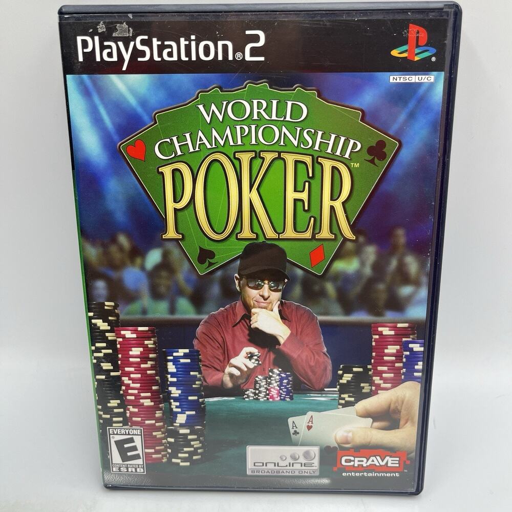 World Championship Poker (Sony PlayStation 2, 2004) PS2 Game Complete